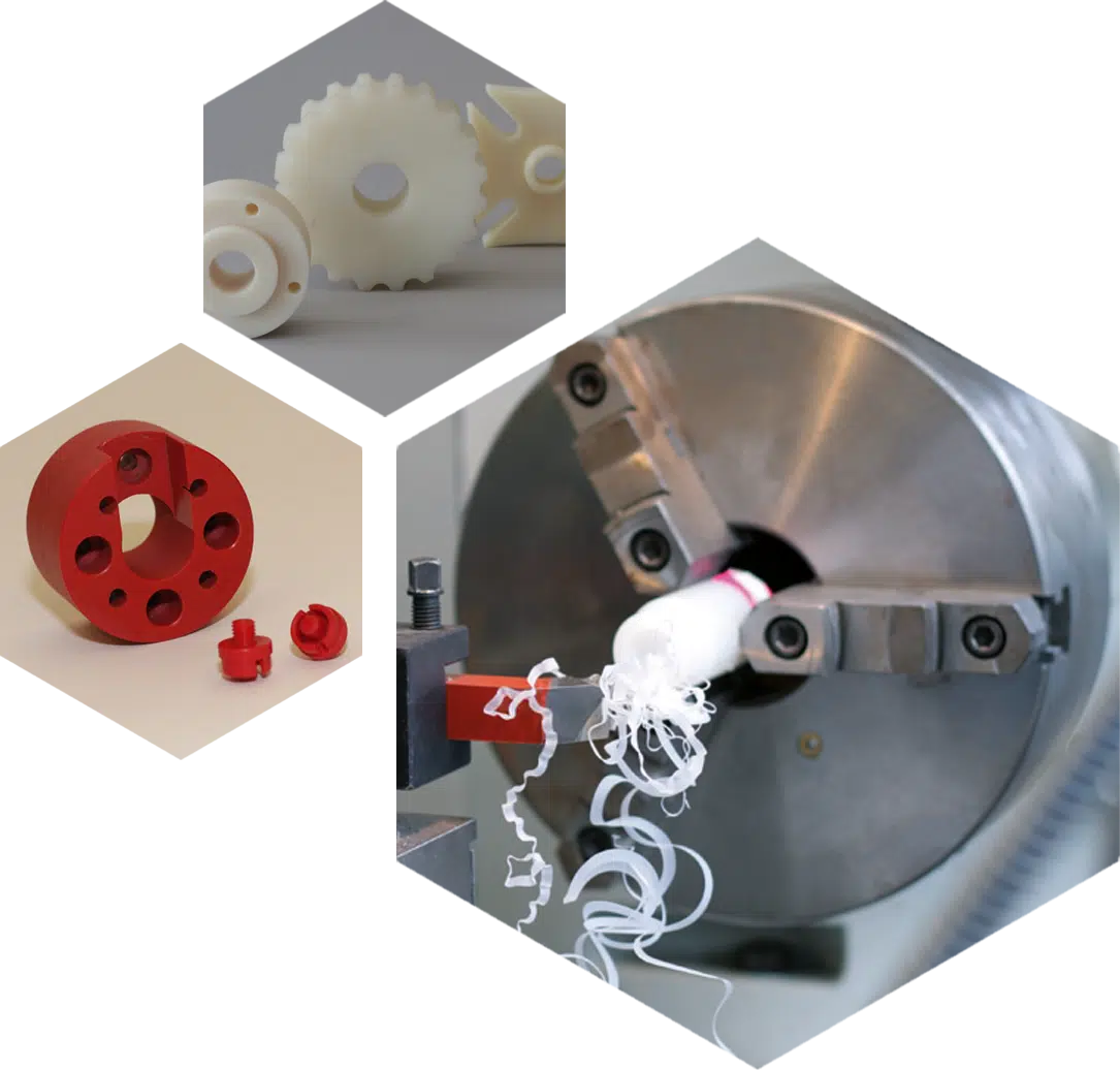 CNC-Drehteile aus Kunststoff